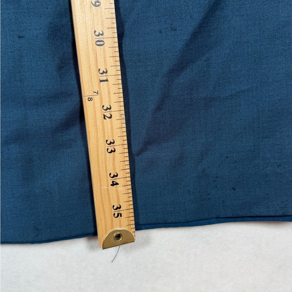 Theory Sz 4 Betty Continuous Teal Short Sleeve Stretch Wool-Blend Sheath Dress - Picture 6 of 9